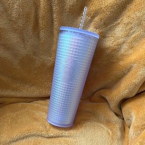 Starbucks Soft Touch Iridescent Grid Venti Tumbler